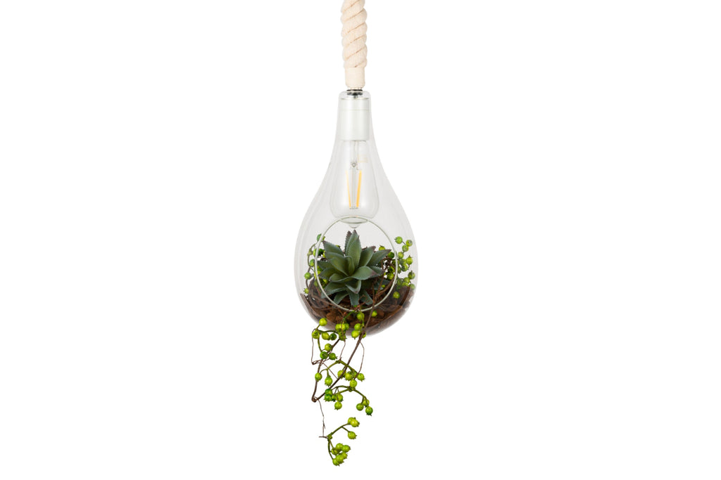 BOTANIC HANGING LIGHT with FAKEGREEN